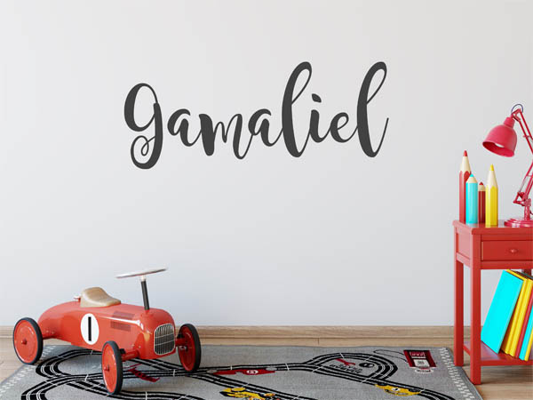 Wandtattoo Gamaliel in Handschrift