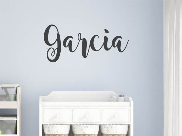 Wandtattoo Garcia in Handschrift