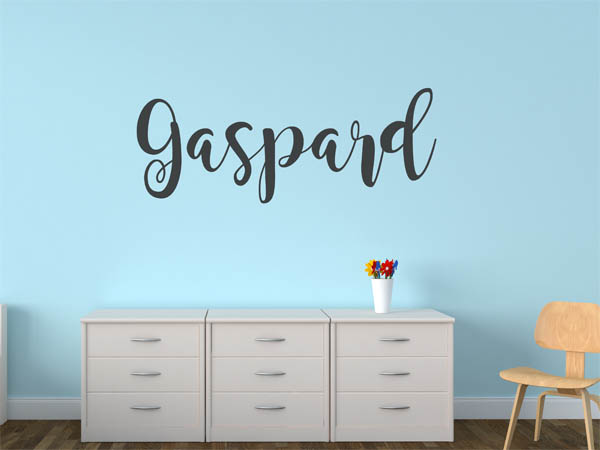 Wandtattoo Gaspard in Handschrift