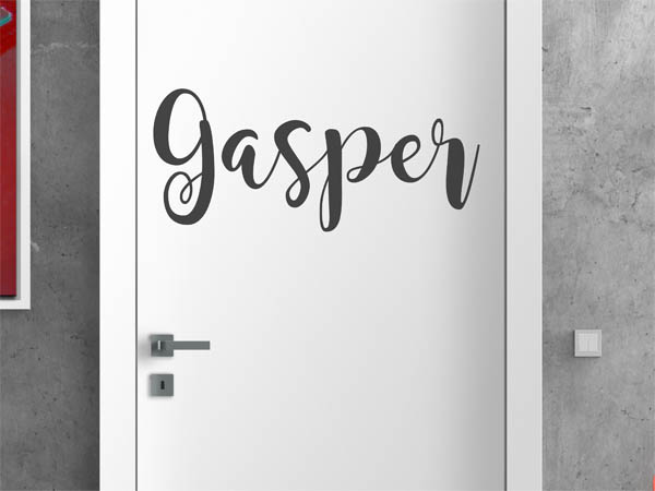 Wandtattoo Gasper in Handschrift