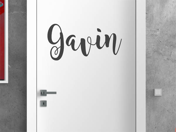 Wandtattoo Gavin in Handschrift