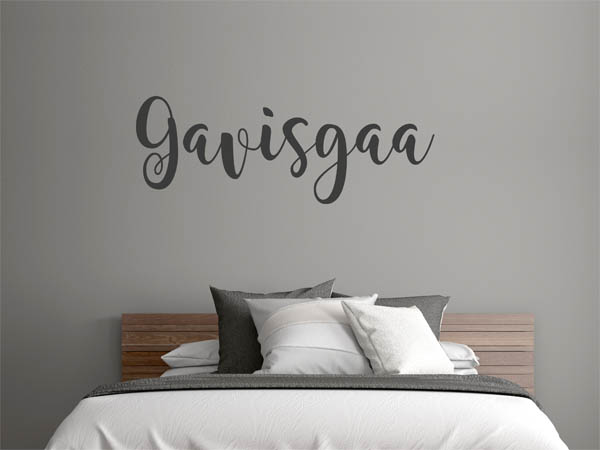 Wandtattoo Gavisgaa in Handschrift