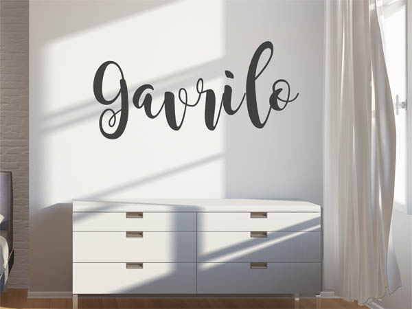 Wandtattoo Gavrilo in Handschrift