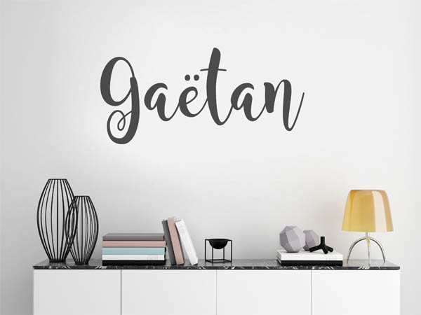 Wandtattoo Gaëtan in Handschrift