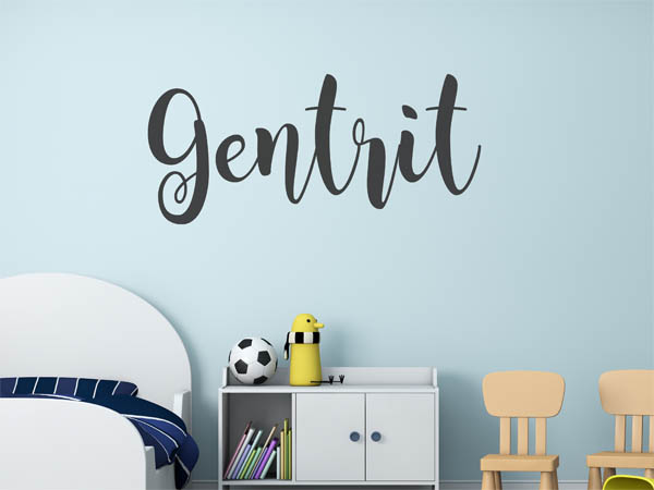Wandtattoo Gentrit in Handschrift