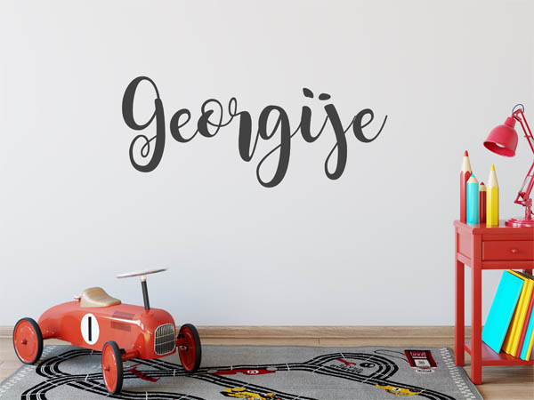Wandtattoo Georgije in Handschrift