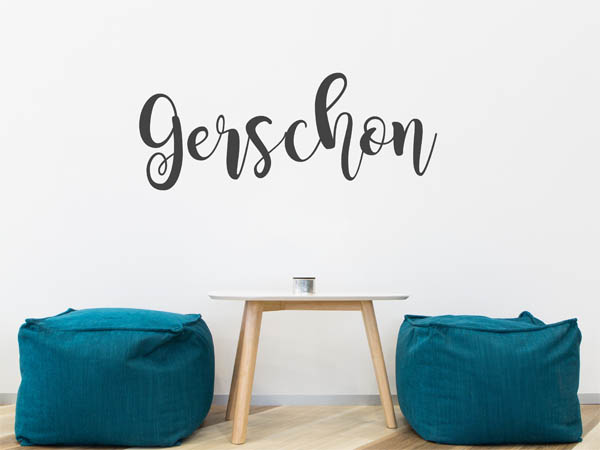 Wandtattoo Gerschon in Handschrift