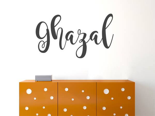 Wandtattoo Ghazal in Handschrift
