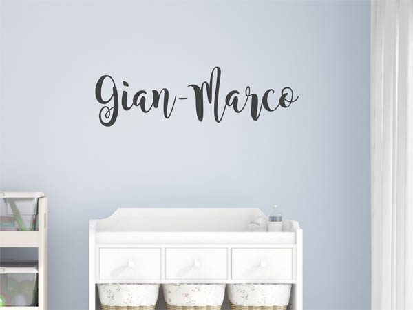 Wandtattoo Gian-Marco in Handschrift
