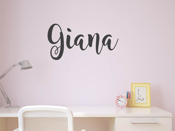 Wandtattoo Giana in Handschrift
