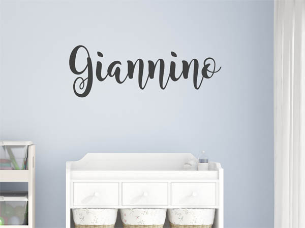 Wandtattoo Giannino in Handschrift