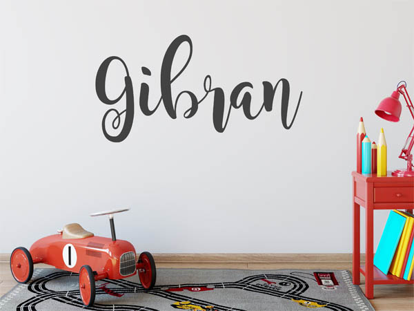 Wandtattoo Gibran in Handschrift
