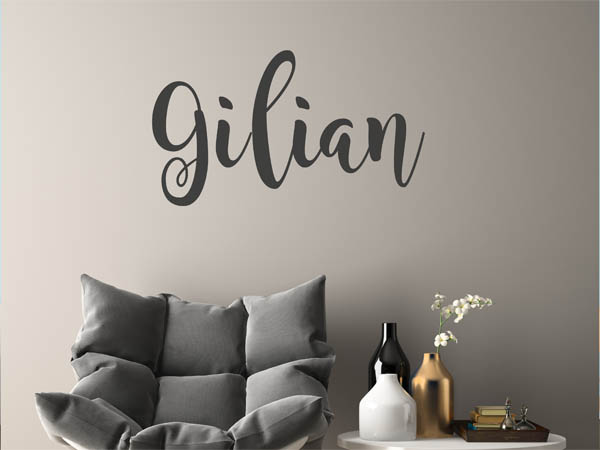 Wandtattoo Gilian in Handschrift