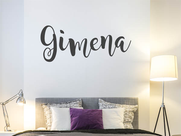 Wandtattoo Gimena in Handschrift