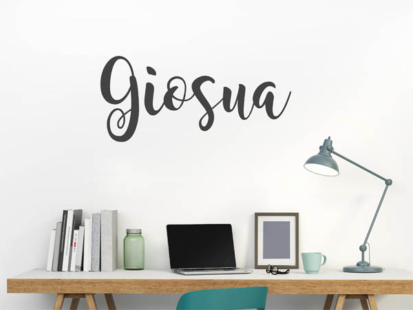 Wandtattoo Giosua in Handschrift