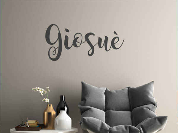 Wandtattoo Giosuè in Handschrift
