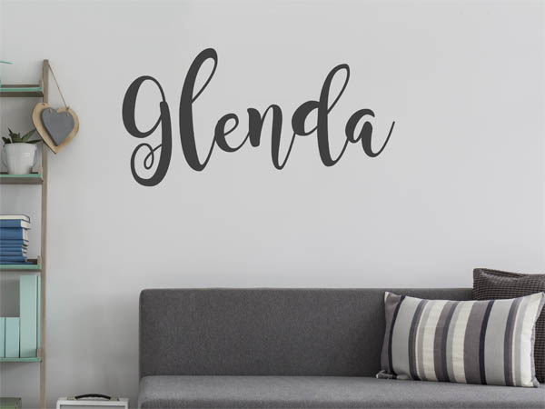 Wandtattoo Glenda in Handschrift