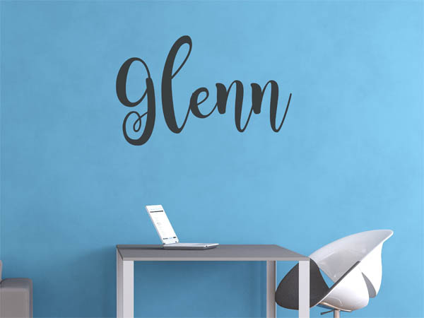 Wandtattoo Glenn in Handschrift