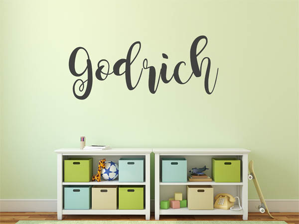 Wandtattoo Godrich in Handschrift