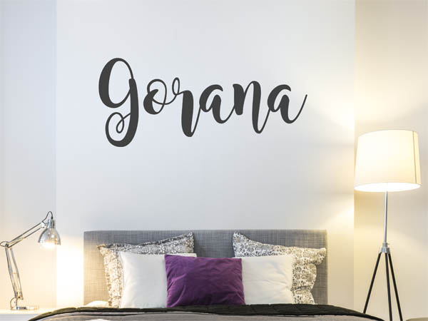 Wandtattoo Gorana in Handschrift