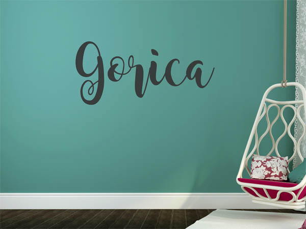 Wandtattoo Gorica in Handschrift