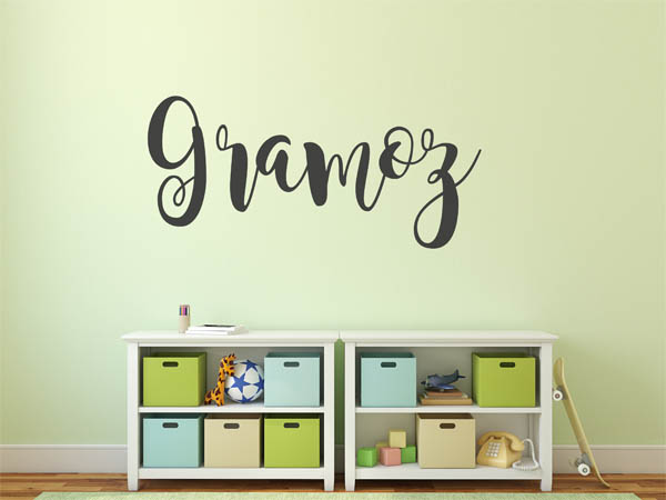 Wandtattoo Gramoz in Handschrift