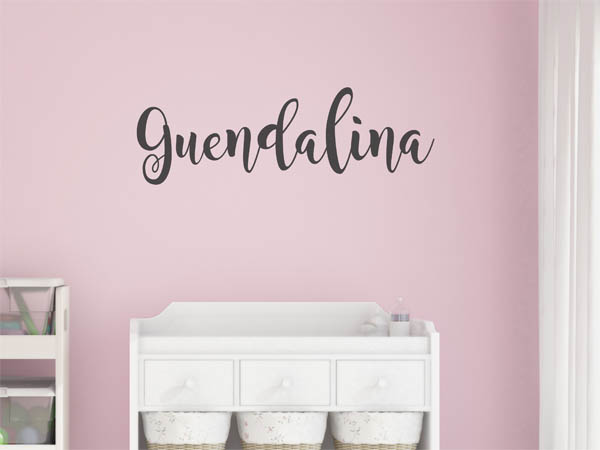 Wandtattoo Guendalina in Handschrift