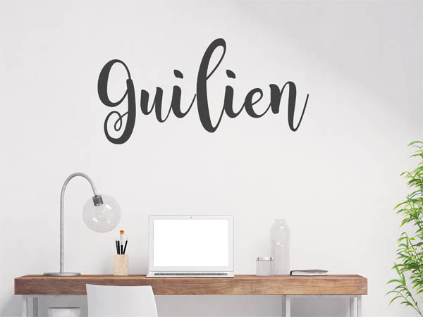 Wandtattoo Guilien in Handschrift
