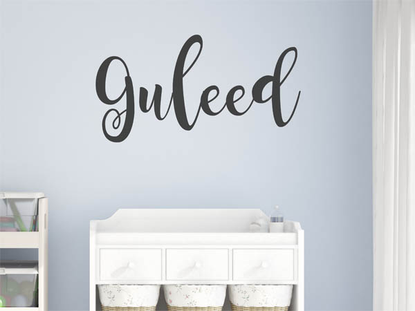 Wandtattoo Guleed in Handschrift
