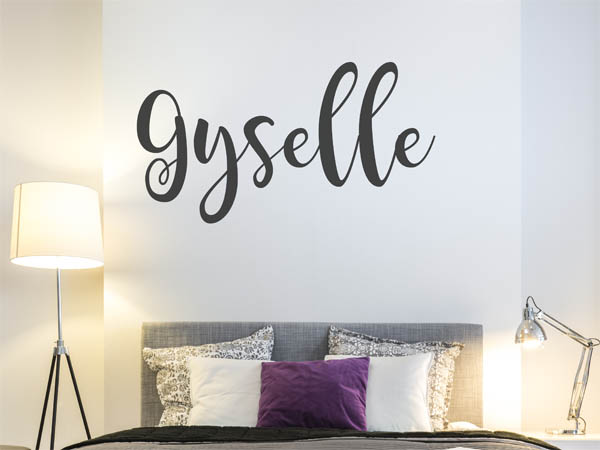 Wandtattoo Gyselle in Handschrift