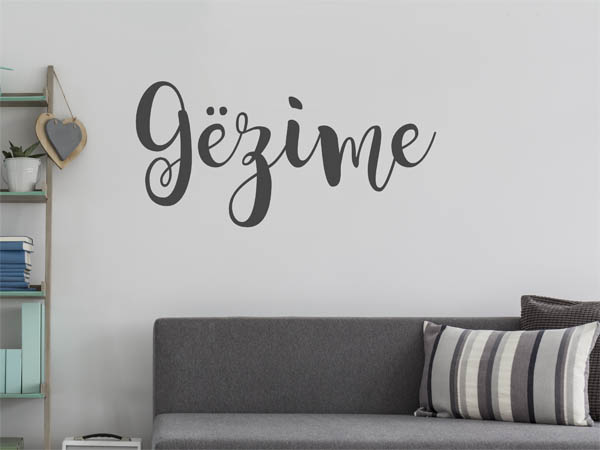 Wandtattoo Gëzime in Handschrift
