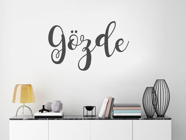Wandtattoo Gözde in Handschrift