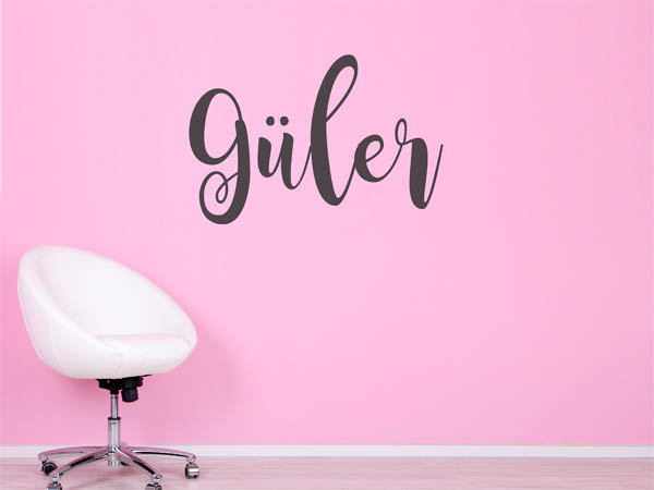 Wandtattoo Güler in Handschrift