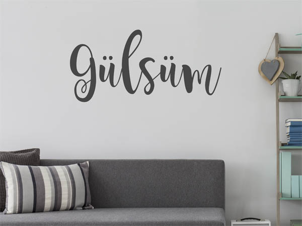 Wandtattoo Gülsüm in Handschrift