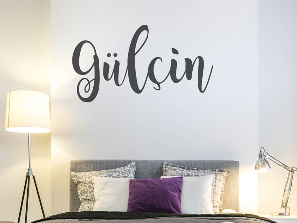 Wandtattoo Gülçin in Handschrift