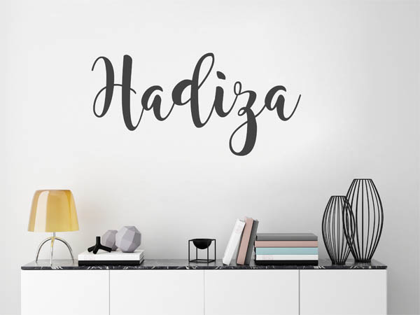 Wandtattoo Hadiza in Handschrift
