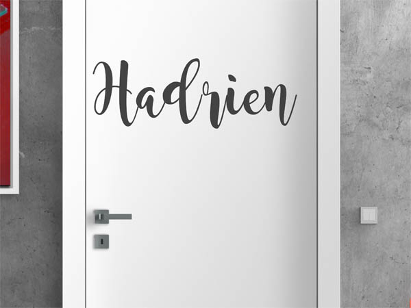 Wandtattoo Hadrien in Handschrift