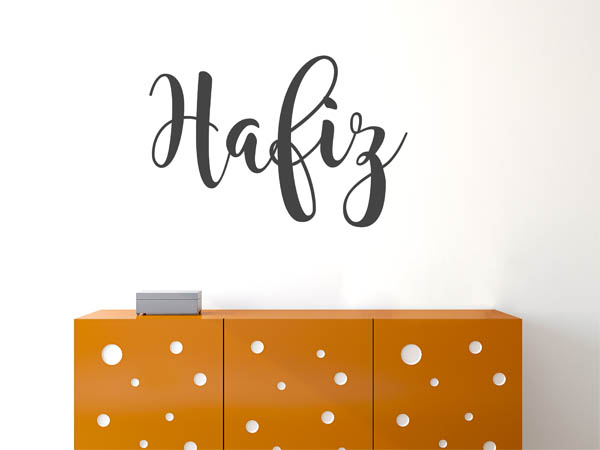 Wandtattoo Hafiz in Handschrift