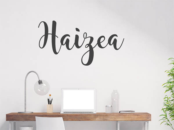 Wandtattoo Haizea in Handschrift