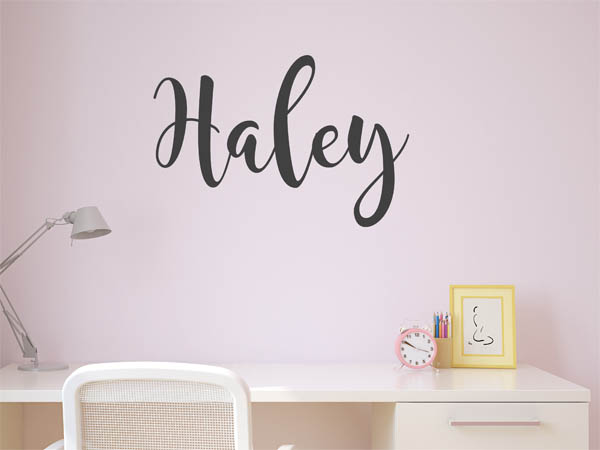 Wandtattoo Haley in Handschrift