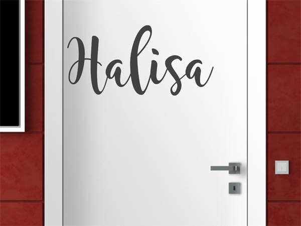 Wandtattoo Halisa in Handschrift