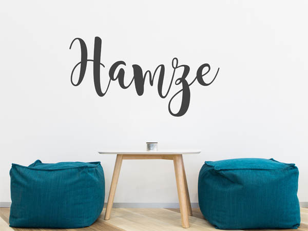 Wandtattoo Hamze in Handschrift