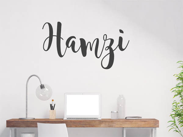 Wandtattoo Hamzi in Handschrift