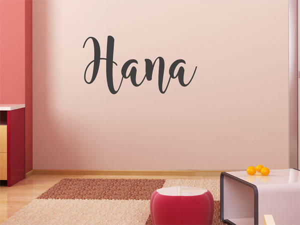 Wandtattoo Hana in Handschrift
