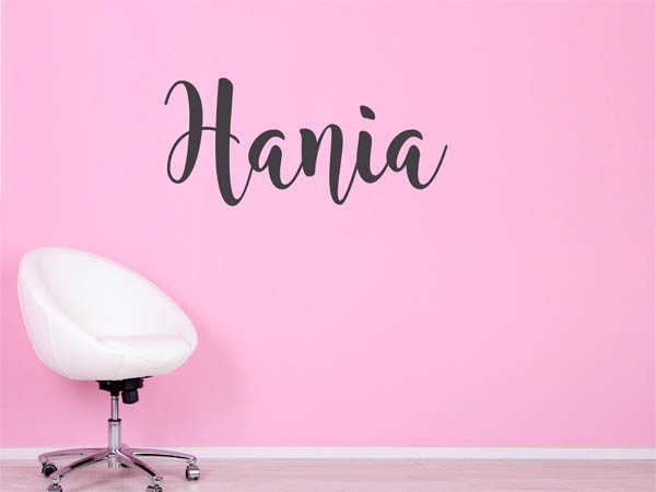 Wandtattoo Hania in Handschrift