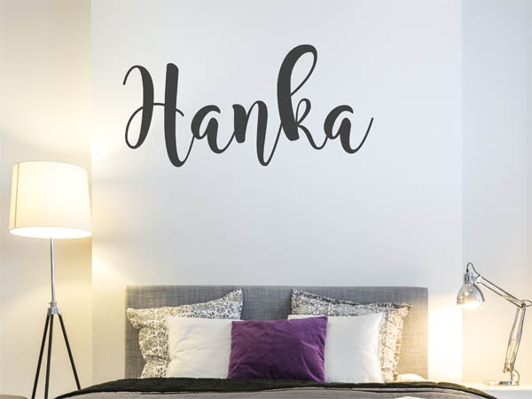 Wandtattoo Hanka in Handschrift