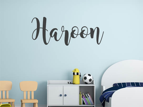 Wandtattoo Haroon in Handschrift
