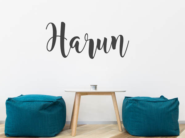 Wandtattoo Harun in Handschrift