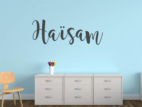 Wandtattoo Haïsam in Handschrift