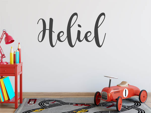 Wandtattoo Heliel in Handschrift